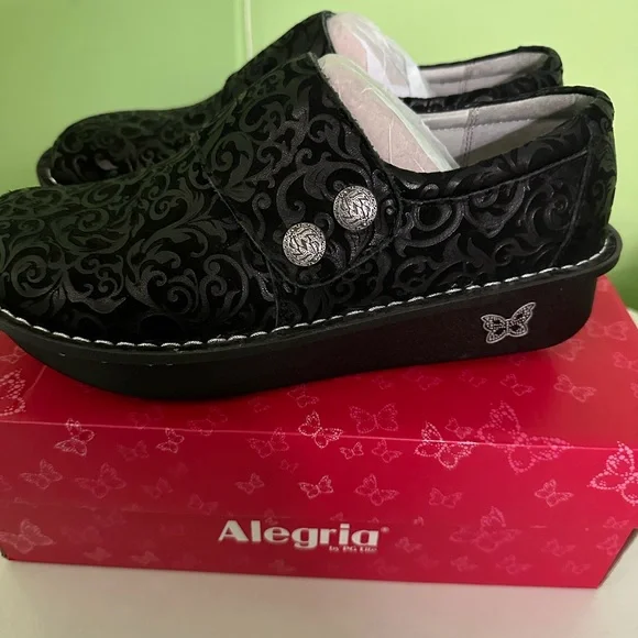Alegria Deliah Navy Swish Nurse Comfort shoes -- 38 NWT - Picture 3 of 4